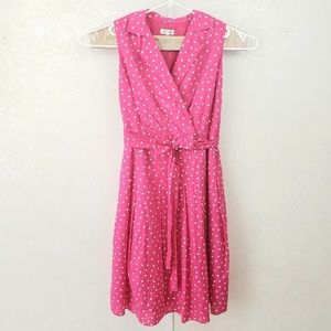Cute pink poke a dot dress 👗